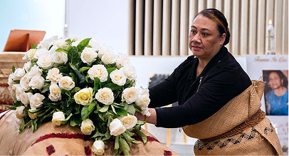 women arranging flowers