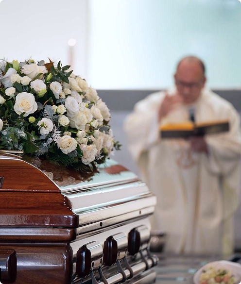 priest doing a service