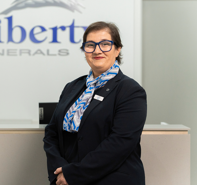 Liberty funeral director