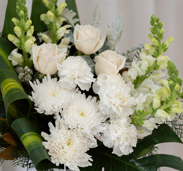 white roses